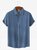 Men's Casual Polka Dot Print Hawaiian Short Sleeve Shirt