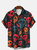 Men's Halloween Skull Printed Shirts Cotton-Blend short Sleeve Tops