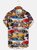 Men's Vintage Car Waitress Poster Short Sleeve Hawaiian Shirt