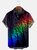 Men's Abstract Colorful Casual Short Sleeve Shirt