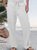 Royaura Men's Holiday Casual Cotton Linen Blend Breathable Trousers Seaside Hawaiian Pants