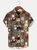 Royaura Men's Casual Geometric Short Sleeve Shirts Wrinkle Resistant Plus Size Shirts