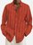 Royaura Cotton Linen Men's Casual Christmas Striped Hawaiian Button Long Sleeve Shirt