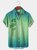 Royaura Men's Holiday Gradient Coconut Hawaiian Button Short Sleeve Shirt