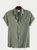 Cotton Vintage Shirt Collar Short Sleeve Shirt