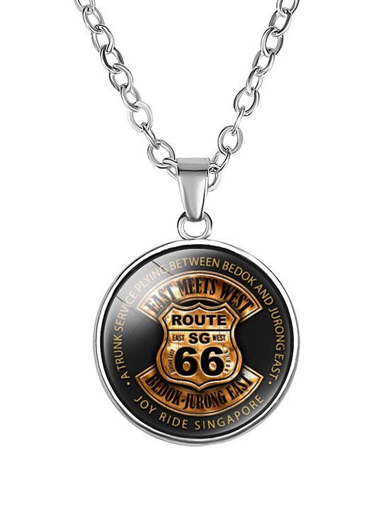 Royaura Vintage Route 66 Necklace Accessories