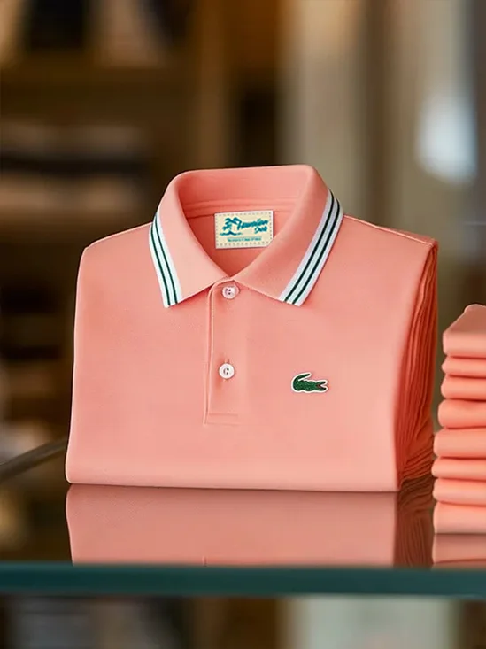 Royaura® Basic Casual Stylish Solid Color Printed Polo Shirt Stretch Comfort Camping Pullover Polo Shirt Big&Tall