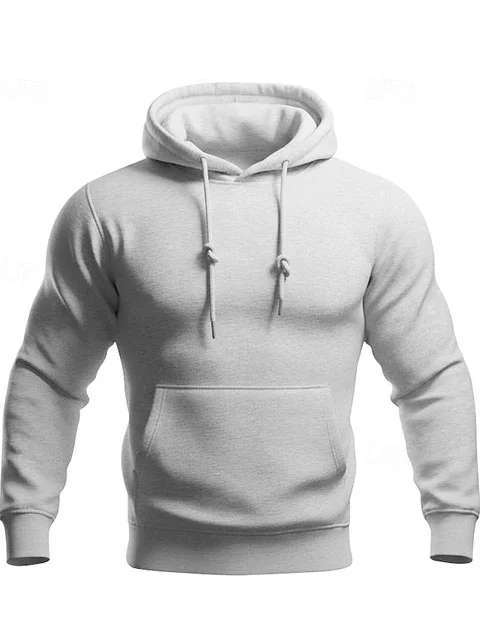 Royaura® Solid Basic Outdoor Warm Men's Hoodie Big & Tall