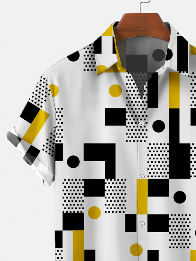 Casual Printed Polka Dots Shirts & Tops
