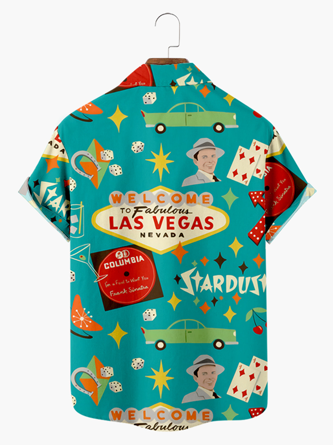 Retro Las Vegas Vacation Hawaiian Shirt For Men