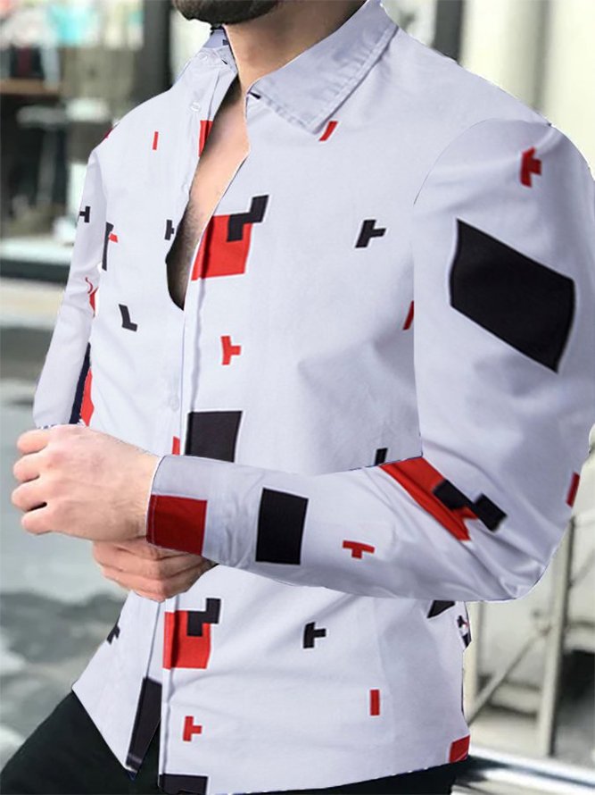 Men's personalized printed shirt