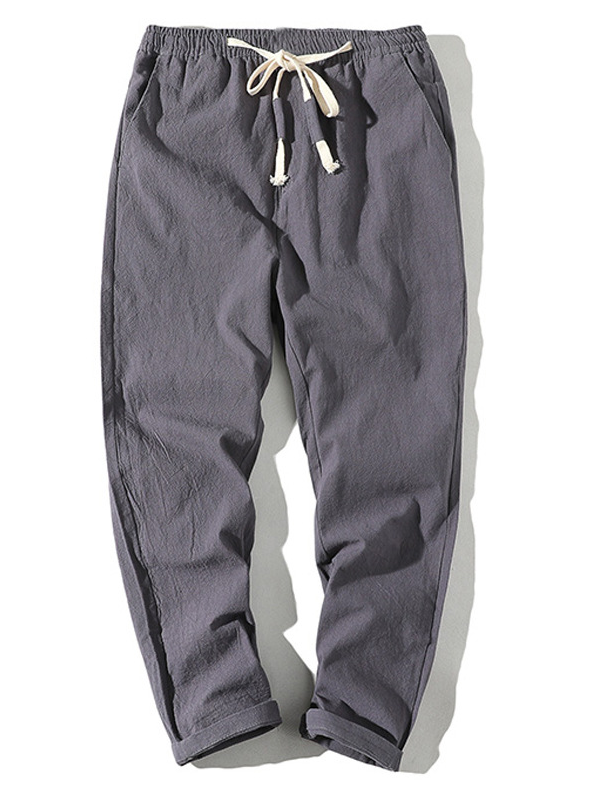 Casual Cotton And Linen Casual Casual Pants
