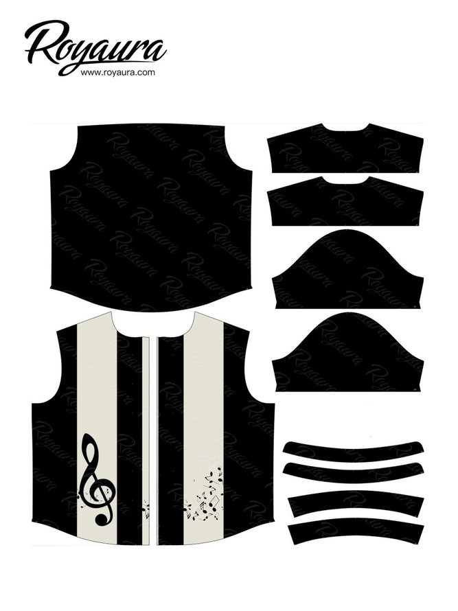 Mens Retro Music Print Casual Lapel Short Sleeve Hawaiian Shirts royaura