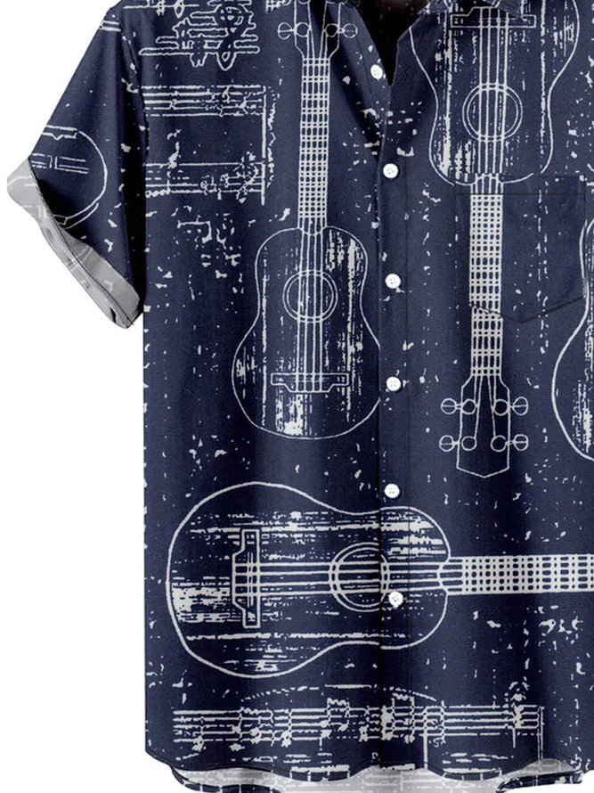 Deep Blue Holiday Series Music Equipment Shirts & Tops