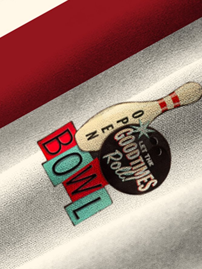 Royaura Vintage 50s Bowling Classic Las Vegas Casino Print Group Wear Men's Big and Tall Shirt
