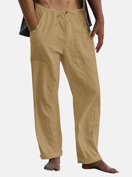 Men's Cotton Linen Casual Series Pants