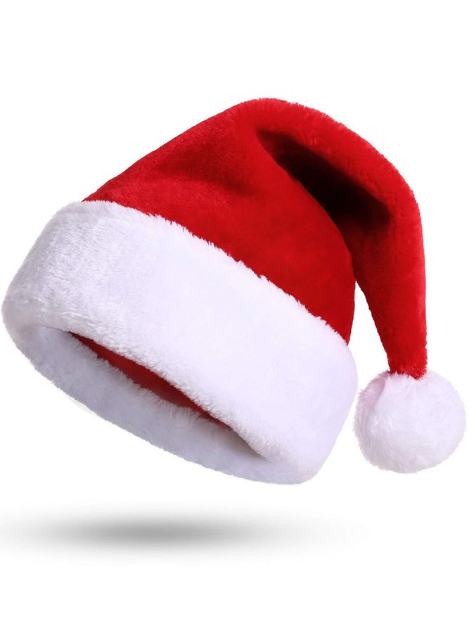Royaura Christmas Holiday Mohair Santa Hat