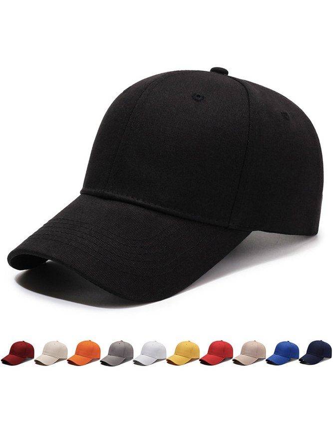 Royaura Basic Comfortable Blended Casual Baseball Cap Multi-color European And American Peaked Caps