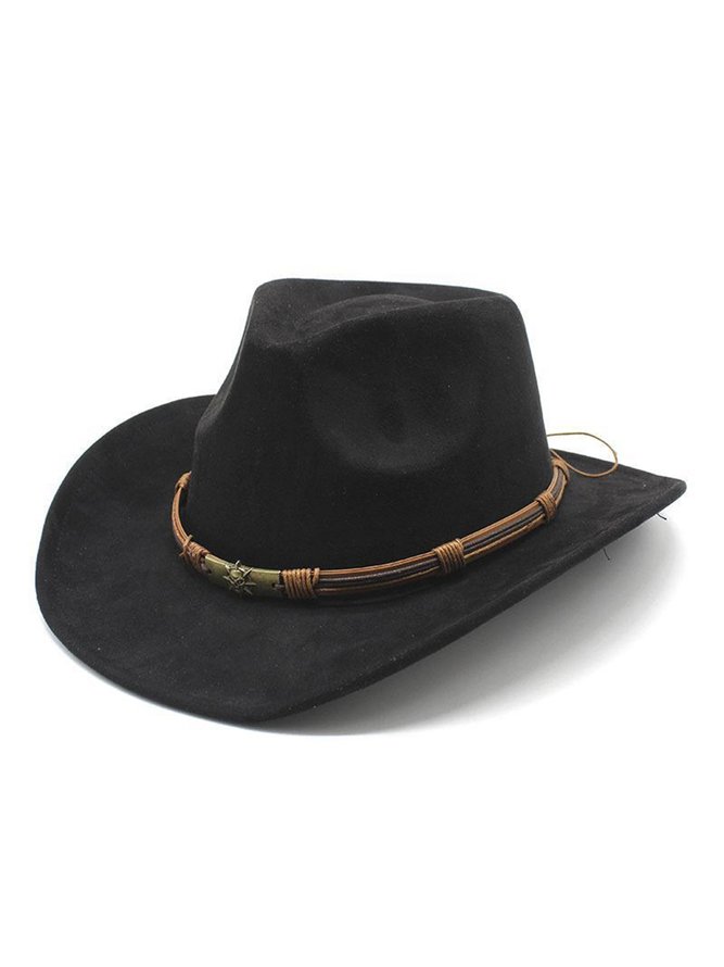 Royaura western cowboy buckskin hat