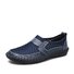 Men Stitching Mesh Soft Loafers Breathable Outdoor Casual Shoes