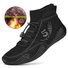 Men's Plus Sizes Rubber Band Suede Socks Retro Ankle Boots