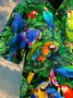 Summer Parrot Authentic Hawaiian Shirts For Men