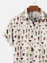 Geometric Shirt Collar Shirts & Tops