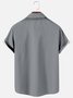 Men's Classic shirt blue orange arrow short-sleeved Tops