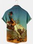 Shirt Collar Vintage Animal Shirts & Tops