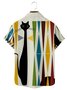 Colorblock Vintage Printed Shirts & Tops