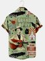 Royaura Men's Classic Vintage Lovesick Blues Music Hawaiian Shirt  & Tops
