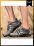 Men's Athletic Hiking shoes mesh lace-up breathe Sneakers quick-drying footwear