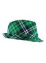 Skeleteen Irish Plaid Green Fedora - St. Patrick's Day Costume Accessories Leprechaun Hat