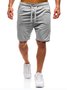 Men's Cargo Shorts Multi-Pocket Casual Zipper Shorts Big and Tall Cotton-Blend Plain Pants
