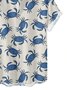 Men's Casual Ocean CreaturesCrab Printed Beach Hawaiian Shirt