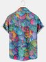Fun Vintage Men's Easter Element Print Hawaiian Shirt