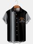 Men's Racing Print Casual Short Sleeve Breathable Hawaiian Shirt