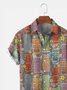 Men's Beach TIKI Bar Casual Hawaiian Shirts Tropical Wrinkle Free Plus Size Tops