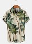Men's Holiday Casual Hawaiian Shirts Tropical Animal Parrot Wrinkle Free Plus Size Tops