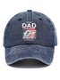 Men's American Flag Being Dad Is An Honor Being Papa Baseball Cap