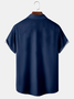 Men's American Flag Print Casual Breathable Hawaiian Short Sleeve Shirt
