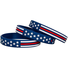 American Flag Blue Line Independence Day Silicone Bracelet