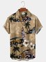 Men's Holiday Casual Hawaiian Shirts Floral Vintage Auto Wrinkle Free Tropical Shirts