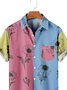 Men's Simple Casual Hawaiian Floral Print Shirt