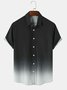 Mens Casual Series Front End Wrinkle Free Plus Size Shirts
