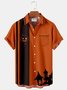 Men's Vintage Breathable Hawaiian Vacation Halloween Short Sleeve Shirt