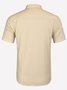 Men's Short Sleeve Nature  Fiber Pocket Guayabera Shirts