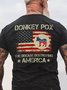 Donkey Pox The Disease Destroying America Men's Comfortable Royaura Tee Shirts