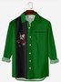 Mens Christmas Holiday Series  Wrinkle Free Plus Size Long Shirts