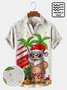 Mens Santa Claus Holiday Series Plus Size Shirts